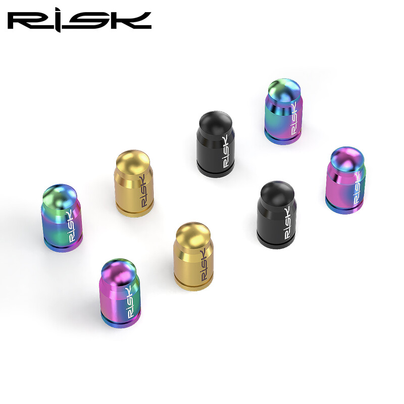 RISK Titanium Presta Schrader poklopac ventila Vodootporan Otporan na prašinu MTB cestovni bicikl FV AV Alat za skidanje kapice Dijelovi za biciklizam Dodatna oprema