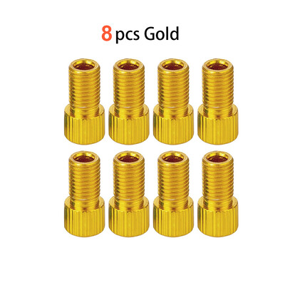 Adapter od aluminijske legure za ventil brdski bicikl motocikl biciklizam napuhan pogodan za Schrader dodatke za bicikle