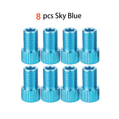 Adapter od aluminijske legure za ventil brdski bicikl motocikl biciklizam napuhan pogodan za Schrader dodatke za bicikle