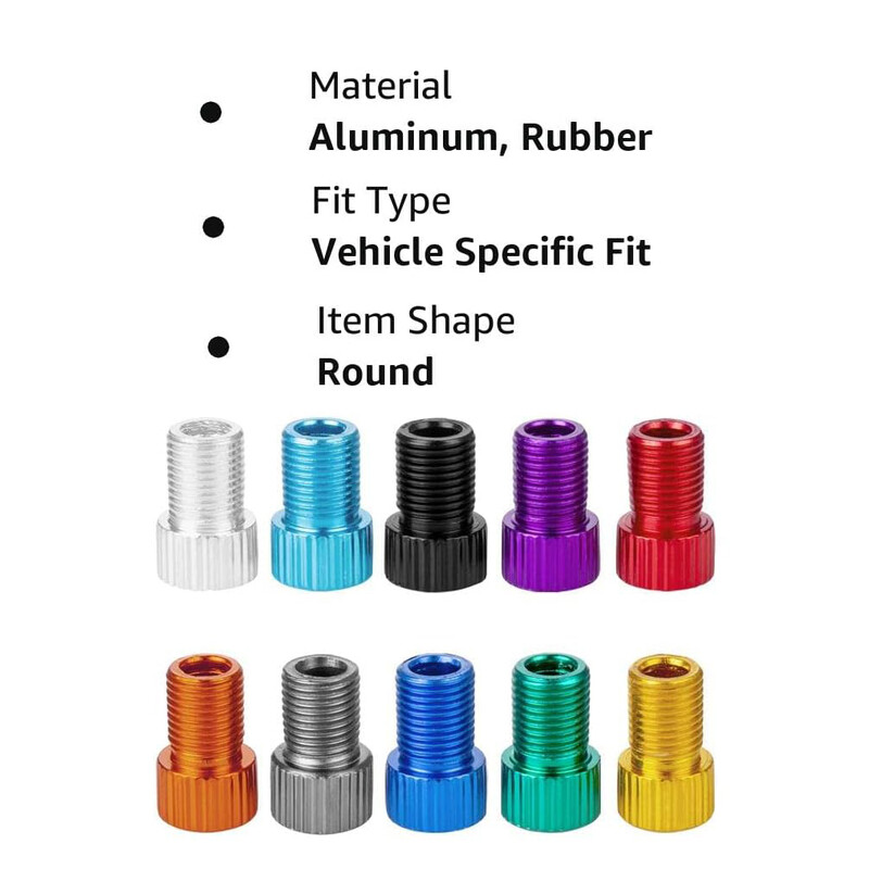 Adapter od aluminijske legure za ventil brdski bicikl motocikl biciklizam napuhan pogodan za Schrader dodatke za bicikle