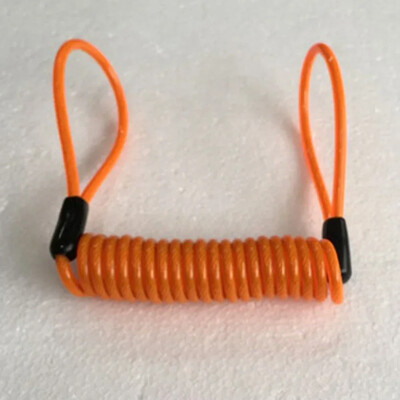 Užrakto trosas spyruoklinis laidas sodas viduje 1 vnt 145 cm priedai diskinis stabdys PVC + plieninės vielos dalių pakeitimas dviračiu