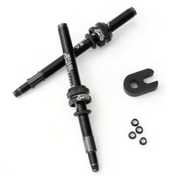 Алуминиева сплав M-quzi Планински шосеен велосипеден клапан CNC Extender Durable Valve Inner Tube Extension Presta Valve Adapter for MTB