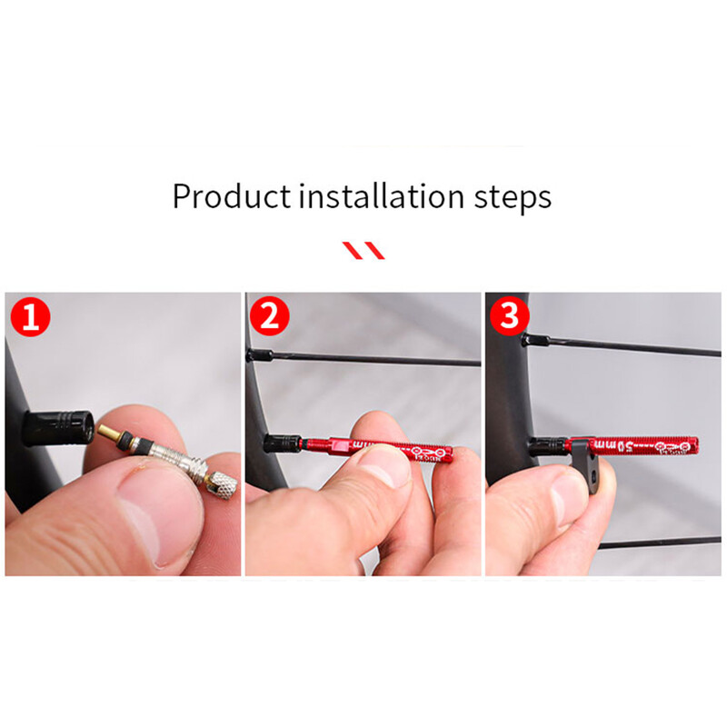 Aluminijska legura M-quzi brdsko-cestovni biciklistički ventil CNC produžetak Izdržljivi produžni ventil unutarnje zračnice Presta adapter ventila za MTB