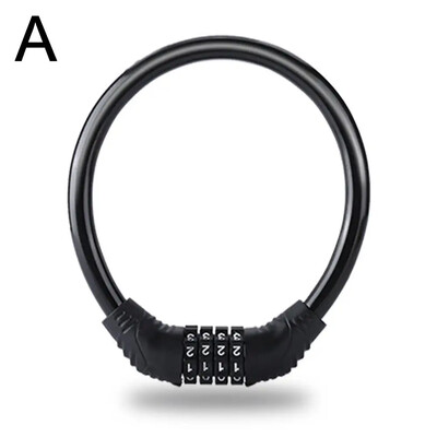 Sigurnosna brava za bicikl Protuprovalna lozinka Sigurnosna kabelska brava Prijenosni kombinirani kodni lokot za Mtb cestovni bicikl Motocikl Sco K8v8