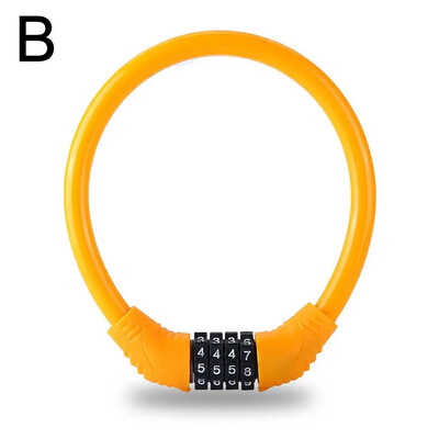 Sigurnosna brava za bicikl Protuprovalna lozinka Sigurnosna kabelska brava Prijenosni kombinirani kodni lokot za Mtb cestovni bicikl Motocikl Sco K8v8