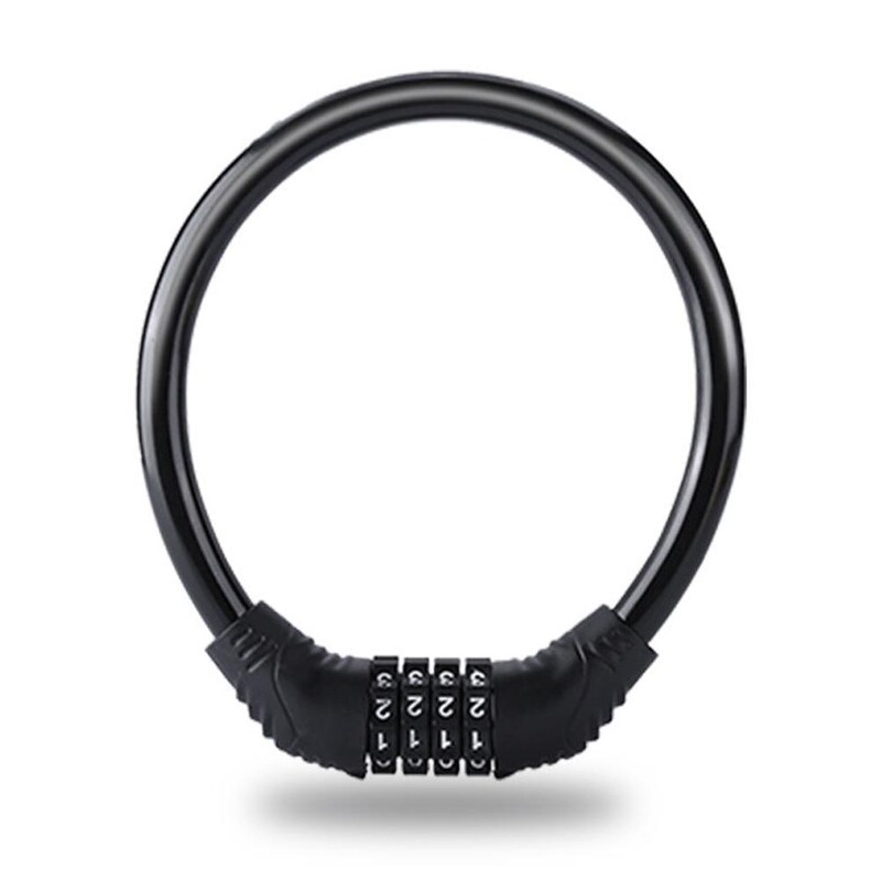 Sigurnosna brava za bicikl Protuprovalna lozinka Sigurnosna kabelska brava Prijenosni kombinirani kodni lokot za Mtb cestovni bicikl Motocikl Sco K8v8