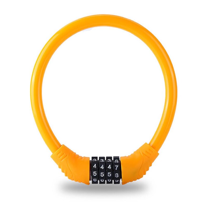 Sigurnosna brava za bicikl Protuprovalna lozinka Sigurnosna kabelska brava Prijenosni kombinirani kodni lokot za Mtb cestovni bicikl Motocikl Sco K8v8