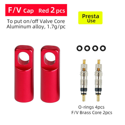 Deemount 2 u 1 Presta Caps Alat za remont jezgre F/V ventila Alat za ugradnju CNC anodizirane legure Lagana nazuvica ventila za bicikle 10/4/2 KOM.