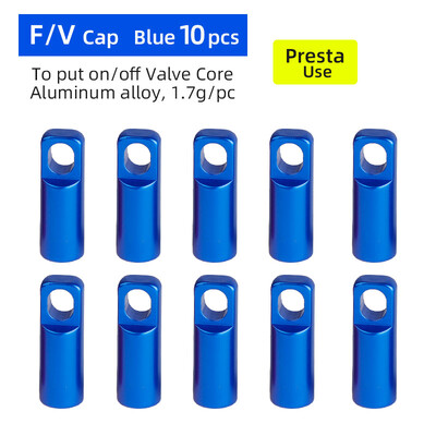 Deemount 2 u 1 Presta Caps Alat za remont jezgre F/V ventila Alat za ugradnju CNC anodizirane legure Lagana nazuvica ventila za bicikle 10/4/2 KOM.