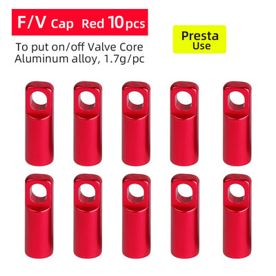 Deemount 2 u 1 Presta Caps Alat za remont jezgre F/V ventila Alat za ugradnju CNC anodizirane legure Lagana nazuvica ventila za bicikle 10/4/2 KOM.