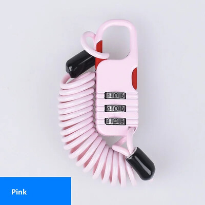 60 * 22 mm bicikl protiv krađe, motocikl, troznamenkasta kombinacija lozinki, sigurnosni kabel, žičano uže, brava za kacigu, sigurnosna brava za uže