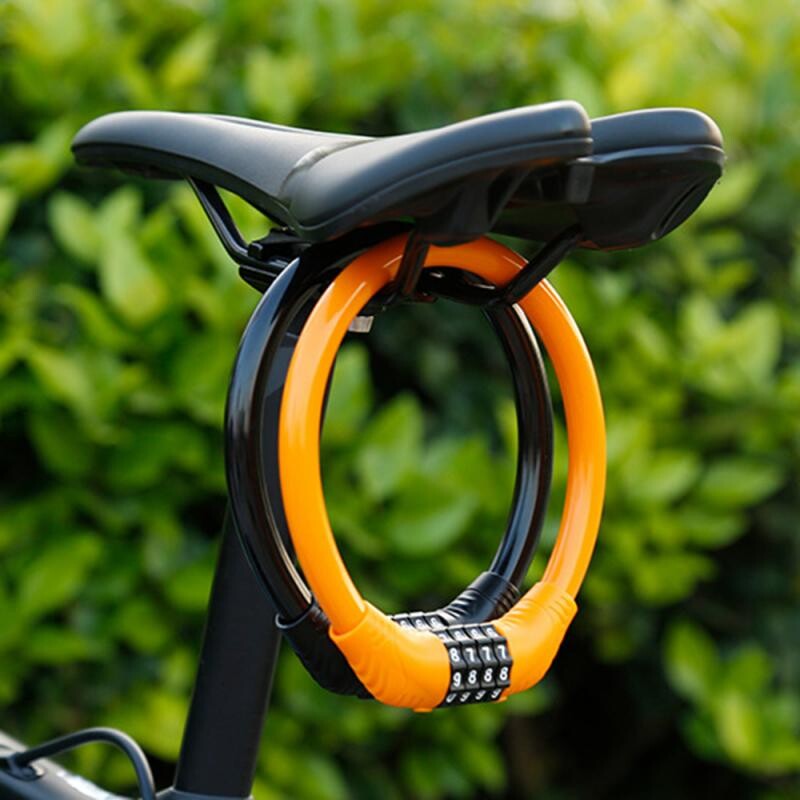 Bicikl Brava za bicikl protiv krađe Mtb cestovni bicikl Brava za lanac od čelične žice Kaciga za motocikl Sklopivi lokot za električni skuter
