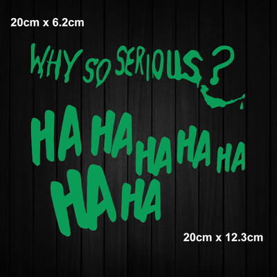 HAHAHA Zašto tako ozbiljne reflektirajuće naljepnice za automobil Auto motocikl Skuter Karoserija Vjetrobransko staklo Kaciga Vanjski dodaci Naljepnica