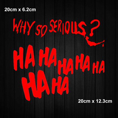 HAHAHA Zašto tako ozbiljne reflektirajuće naljepnice za automobil Auto motocikl Skuter Karoserija Vjetrobransko staklo Kaciga Vanjski dodaci Naljepnica