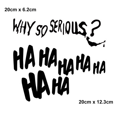 HAHAHA Zašto tako ozbiljne reflektirajuće naljepnice za automobil Auto motocikl Skuter Karoserija Vjetrobransko staklo Kaciga Vanjski dodaci Naljepnica