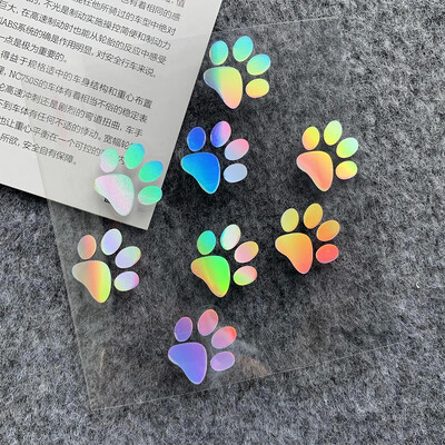 Smiješne mačje šape, reflektirajuće naljepnice za motocikle, moto kaciga, skuter, dodatna oprema za naljepnice za vjetrobransko staklo