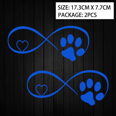 Cat Love Heart Paw Print Reflektirajuće naljepnice za motocikle Moto Scooter Karoserija automobila Kaciga Spremnik goriva Naljepnice Dodatna oprema za Piaggio