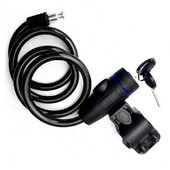 Protukradna spiralna sajla od nehrđajućeg čelika Brava za bicikl za biciklizam Protuprovalna lančana žica Sigurnosna brava za bicikl s 2 ključa Dodaci za bicikl