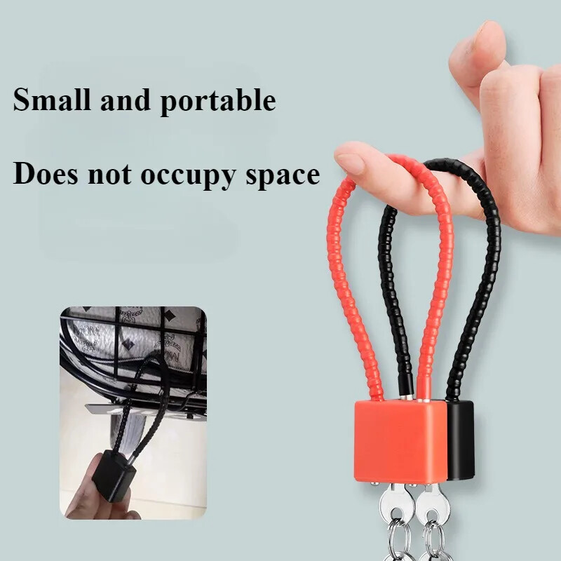 1PC Brava od čelične žice Baterija Automobil Željezo Brava za kacigu Mekana žica Električni automobil Dugo vješanje Brave za košaru za vrata Uže za vrata Protuprovalna