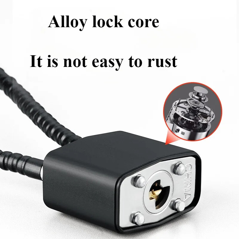 1PC Brava od čelične žice Baterija Automobil Željezo Brava za kacigu Mekana žica Električni automobil Dugo vješanje Brave za košaru za vrata Uže za vrata Protuprovalna