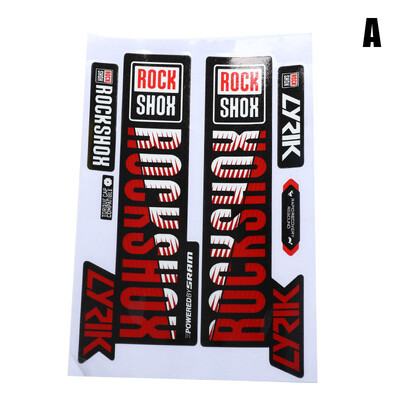 2PCS Naljepnica za prednju vilicu Naljepnica za promjenu prednjeg amortizera brdskog bicikla Vodootporne naljepnice
