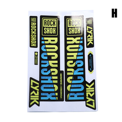 2PCS Naljepnica za prednju vilicu Naljepnica za promjenu prednjeg amortizera brdskog bicikla Vodootporne naljepnice