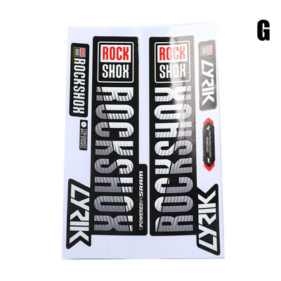 2PCS Naljepnica za prednju vilicu Naljepnica za promjenu prednjeg amortizera brdskog bicikla Vodootporne naljepnice