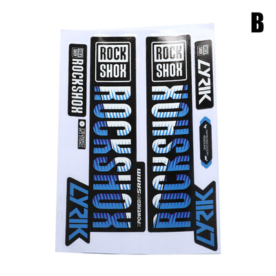 2PCS Naljepnica za prednju vilicu Naljepnica za promjenu prednjeg amortizera brdskog bicikla Vodootporne naljepnice