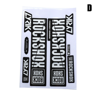 2PCS Naljepnica za prednju vilicu Naljepnica za promjenu prednjeg amortizera brdskog bicikla Vodootporne naljepnice