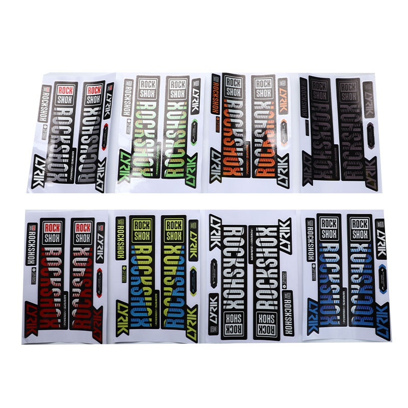 2PCS Naljepnica za prednju vilicu Naljepnica za promjenu prednjeg amortizera brdskog bicikla Vodootporne naljepnice