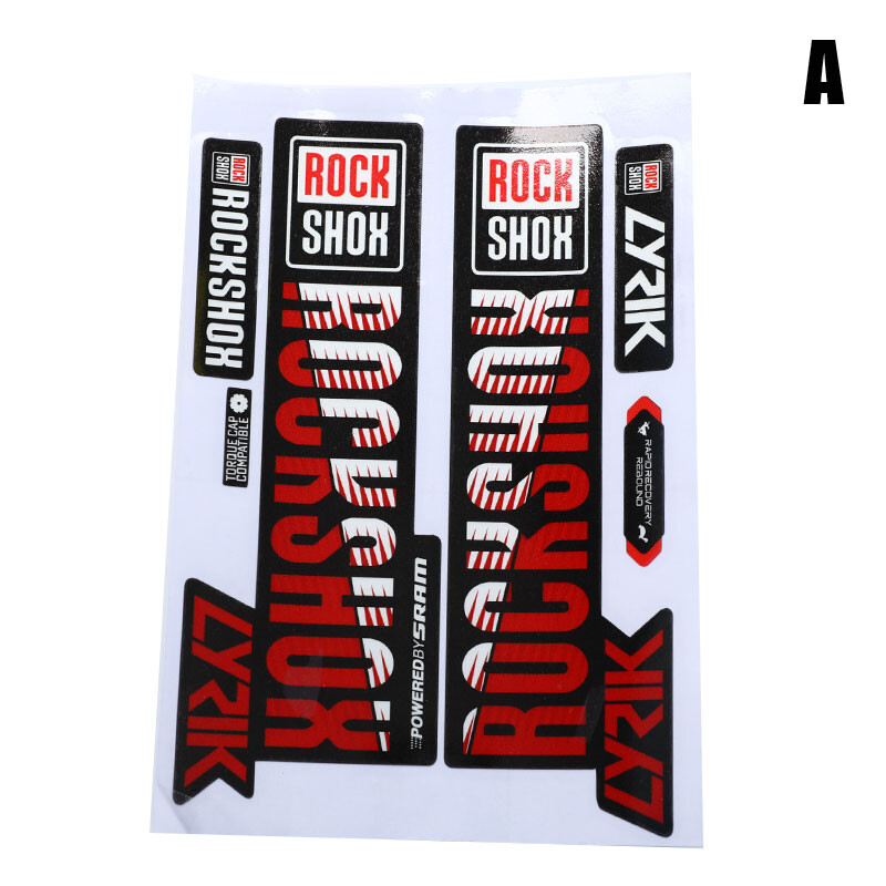 2PCS Naljepnica za prednju vilicu Naljepnica za promjenu prednjeg amortizera brdskog bicikla Vodootporne naljepnice