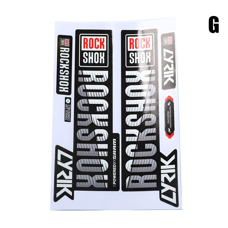 2PCS Naljepnica za prednju vilicu Naljepnica za promjenu prednjeg amortizera brdskog bicikla Vodootporne naljepnice