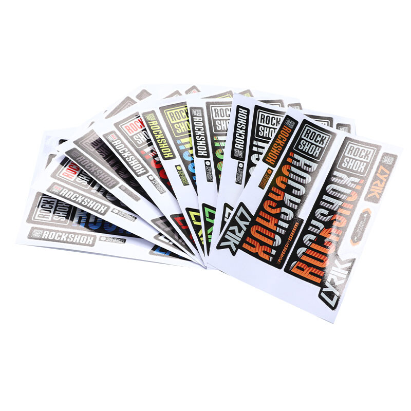 2PCS Naljepnica za prednju vilicu Naljepnica za promjenu prednjeg amortizera brdskog bicikla Vodootporne naljepnice