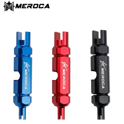 MEROCA MTB Mountain Bike Schrader Valve Tool Presta Iamok Extension Rod Demontare Cheie de reparare