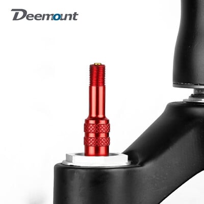 Deemount Fork AV Valve Extender Адаптер за дюза от алуминиева сплав за заден преден въздушен шок Аксесоари за изпомпване на велосипедно окачване