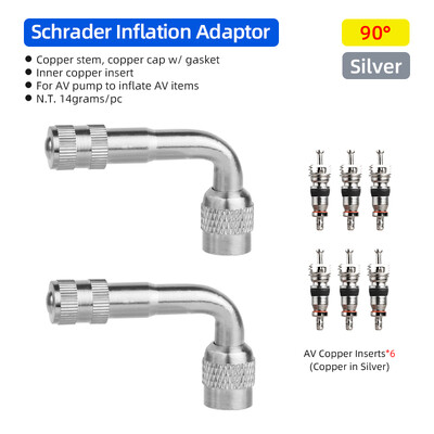 Demount vilica AV produžetak ventila Adapter mlaznice od aluminijske legure za stražnji prednji zračni amortizer Dodaci za pumpanje ovjesa bicikla