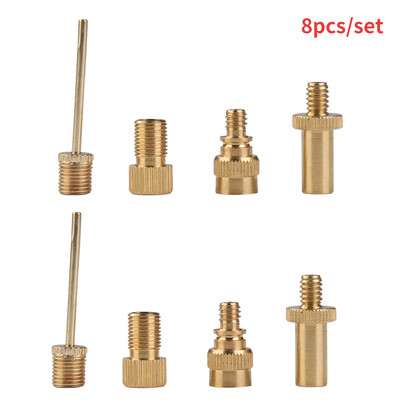 4/8/12/16kom/Set Pretvorna pumpa za bicikle Dunlop Schrader Presta Ventil Adapter Set Komplet adaptera za bicikl Košarkaška pneumatska igla