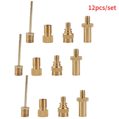 4/8/12/16kom/Set Pretvorna pumpa za bicikle Dunlop Schrader Presta Ventil Adapter Set Komplet adaptera za bicikl Košarkaška pneumatska igla