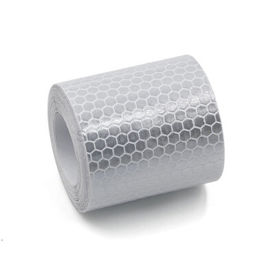 5 см*1 м Светлоотразителна лента за тяло на велосипед Стикер Предупредителна лента за безопасност с висока видимост Водоустойчива за ремаркета Каски Аксесоари за велосипеди