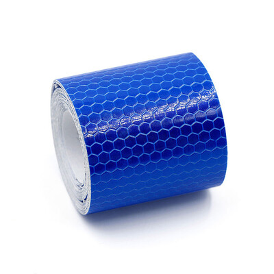 5 см*1 м Светлоотразителна лента за тяло на велосипед Стикер Предупредителна лента за безопасност с висока видимост Водоустойчива за ремаркета Каски Аксесоари за велосипеди