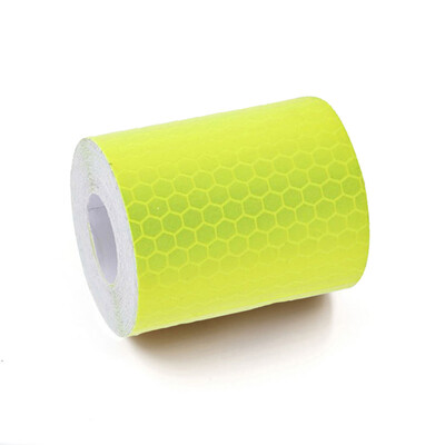 5 см*1 м Светлоотразителна лента за тяло на велосипед Стикер Предупредителна лента за безопасност с висока видимост Водоустойчива за ремаркета Каски Аксесоари за велосипеди