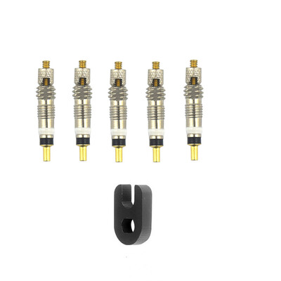 2/5/10ps Bicikl Presta Valve Core Brass FV MTB cestovni bicikl Valve Core Presta Zamjenski Alat za skidanje jezgre bez zračnice