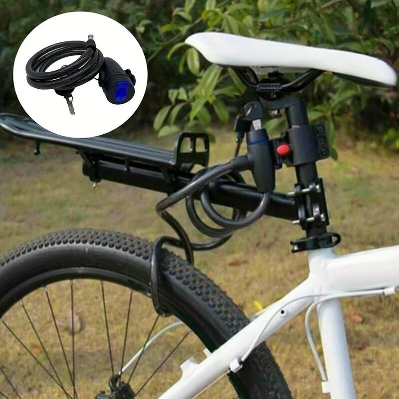 Brava za lanac za teške uvjete rada motocikla, 90 cm metalna brava za bicikl protiv krađe s 2 ključa za maksimalnu sigurnost i pojačanje bicikla