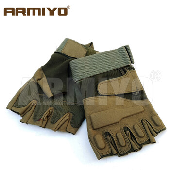 Armiyo Tactical Sport Half Finger Gloves Men Combat Fishing Hunting Shooting Airsoft Paintball Outdoor Fingerless Gloves