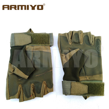 Armiyo Tactical Sport Half Finger Gloves Men Combat Fishing Hunting Shooting Airsoft Paintball Outdoor Fingerless Gloves