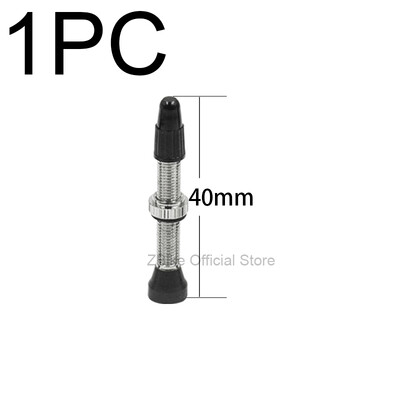 1PC 34MM 40MM 44MM 48mm 60mm Supapă Presta pentru Road MTB Bicicletă Tubeless Anvelope Miez din alamă Tijă din aliaj compatibilă Tubeless Sigilant