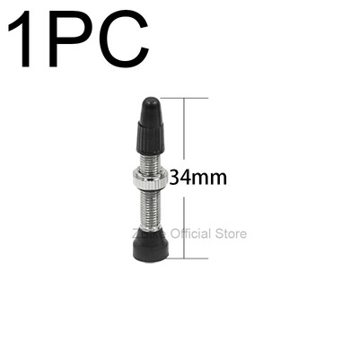 1PC 34MM 40MM 44MM 48mm 60mm Supapă Presta pentru Road MTB Bicicletă Tubeless Anvelope Miez din alamă Tijă din aliaj compatibilă Tubeless Sigilant