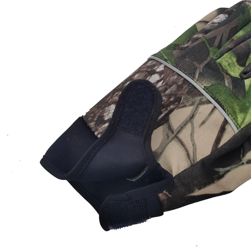 Zimske rukavice od flisa Puni prsti Biciklizam Muškarci Žene Sport na otvorenom Airsoft Lovačke Kamuflažne rukavice Zaslon osjetljiv na dodir