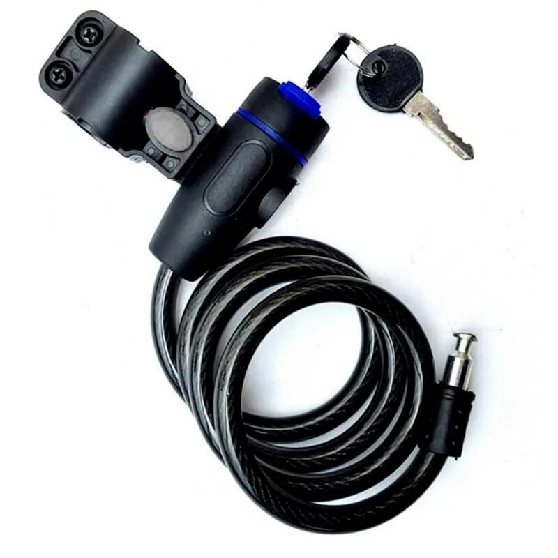 Čelična spiralna sajla protiv krađe Univerzalna zaštitna brava za bicikl Kabel od nehrđajućeg čelika Zavojnica Dodaci za bicikl Brava za bicikl