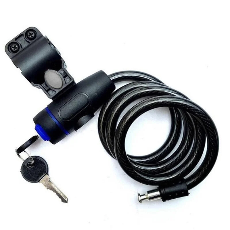 Čelična spiralna sajla protiv krađe Univerzalna zaštitna brava za bicikl Kabel od nehrđajućeg čelika Zavojnica Dodaci za bicikl Brava za bicikl
